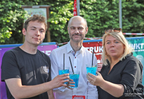 René Lederer (Jusos-Vorsitzender), Matthias Dornhuber (stellv. Vorsitzender BayernSPD) und Marlen Laurien (Vorsitzende SPD Ammerndorf)