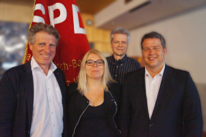 Franz Schmuck, Marlen Laurien, Jürgen Kotzbauer und Carsten Träger