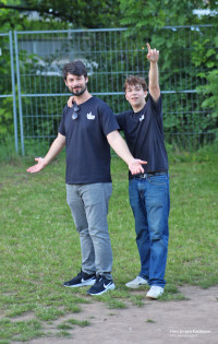 Unsere Mitglieder Fritz Pfann und Jamie Walz