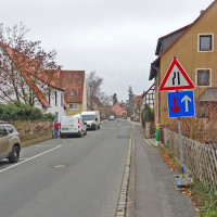Rothenburger Straße in Ammerndorf, westlicher Abschnitt